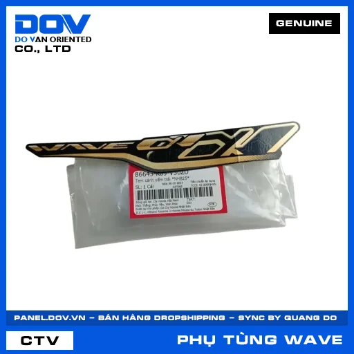 TEM CÁNH YẾM TRÁI *NHB25* WAVE ALPHA 110 — 86643K89V50ZD