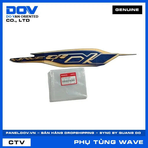 TEM ỐP SƯỜN PHẢI *PB421* WAVE ALPHA 110 — 86644K89V50ZA
