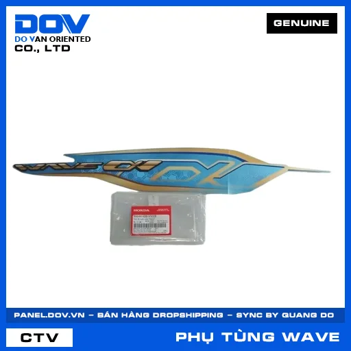 TEM ỐP SƯỜN PHẢI *B203* WAVE ALPHA 110 — 86644K89V50ZB