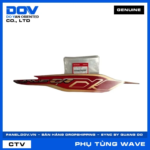 TEM ỐP SƯỜN PHẢI *R263* WAVE ALPHA 110 — 86644K89V50ZE