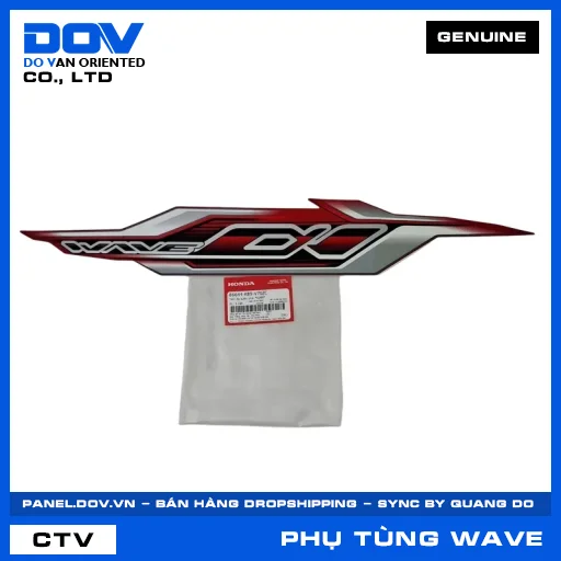 TEM ỐP SƯỜN PHẢI *R389* WAVE ALPHA 110 — 86644K89V70ZC
