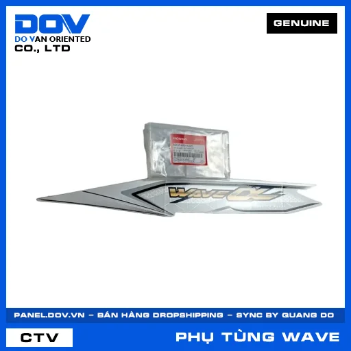 TEM ỐP SƯỜN TRÁI *NHB55P* WAVE ALPHA 110 — 86645K89V20ZC
