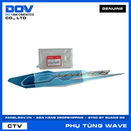 TEM ỐP SƯỜN TRÁI *B203M* WAVE ALPHA 110 — 86645K89V30ZC