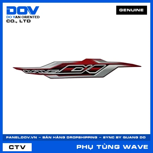TEM ỐP SƯỜN TRÁI *R389* WAVE ALPHA 110 — 86645K89V70ZC