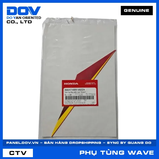 TEM ỐP ỐNG YẾM TRÁI *R263* WAVE ALPHA 110 — 86647K89V60ZA