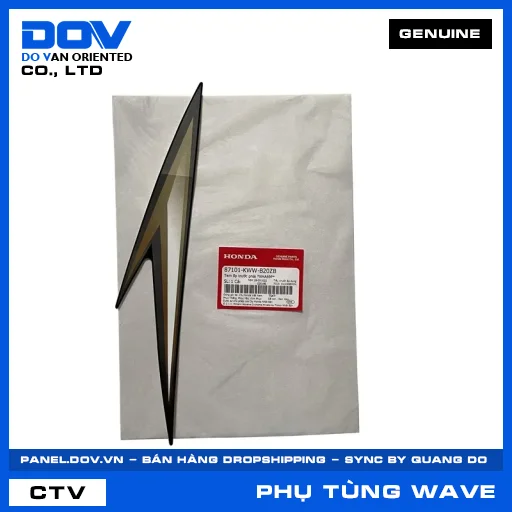 TEM ỐP TRƯỚC PHẢI *NHA69P* WAVE RSX 110 — 87101KWWB20ZB