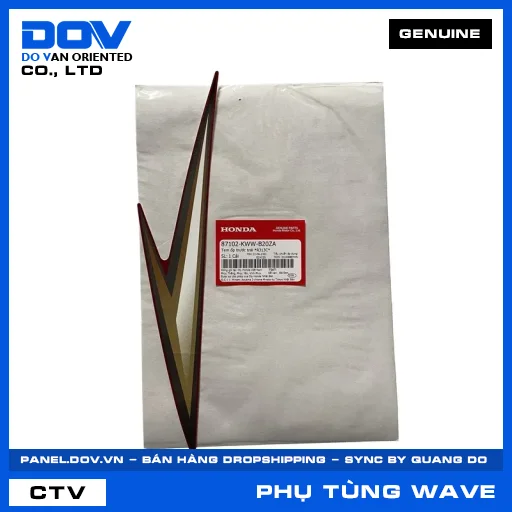 TEM ỐP TRƯỚC TRÁI *R313C* WAVE RSX 110 — 87102KWWB20ZA