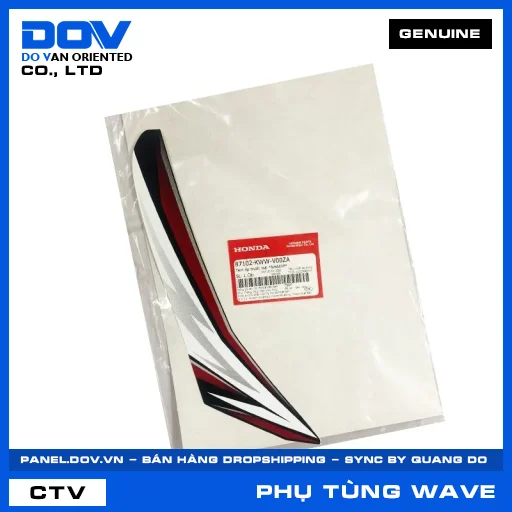 TEM ỐP TRƯỚC TRÁI *NHA69P* WAVE RSX 110 — 87102KWWV00ZA
