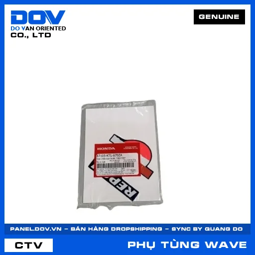 Tem chắn bùn trước *PB373M* (dè) WAVE ALPHA — 87105KTL670ZA