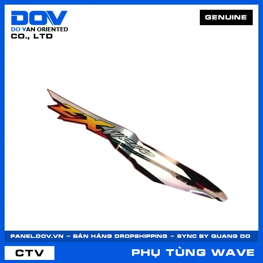 TEM ỐP SƯỜN PHẢI *R263* WAVE ALPHA — 87107KTL780ZB