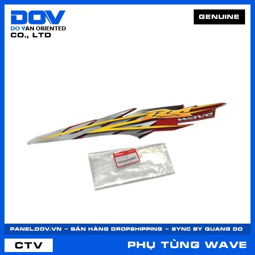 Tem ốp sườn trái *R263* WAVE ALPHA — 87108KTL640ZC