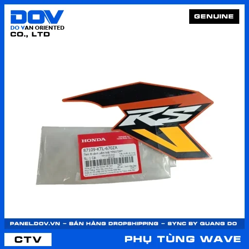 TEM B CÁNH YẾM TRÁI *PB373M* WAVE ALPHA — 87109KTL670ZA