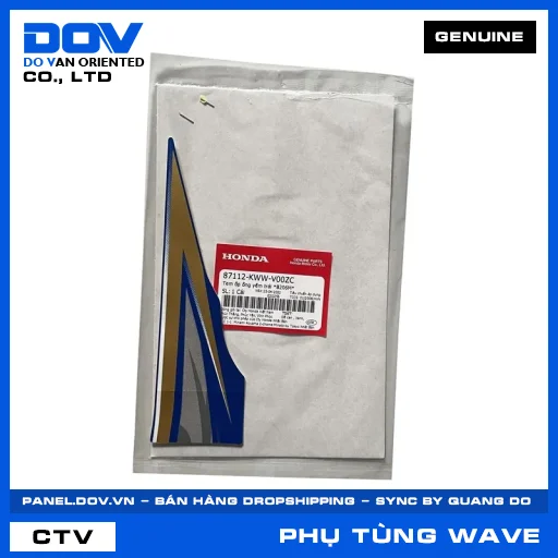 TEM ỐP ỐNG YẾM TRÁI *B206M* WAVE RSX 110 — 87112KWWV00ZC