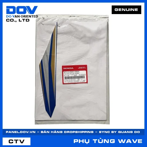 TEM B ỐP SƯỜN PHẢI *B206M* WAVE RSX 110 — 87113KWWV00ZC