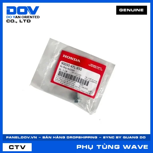 BU LÔNG 6X22MM WAVE 100, WAVE ALPHA, WAVE ALPHA 110, WAVE RSX 110 — 90050KFL850