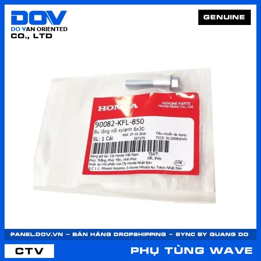 BU LÔNG NỐI XYLANH 6X30 WAVE 100, WAVE ALPHA — 90082KFL850