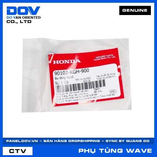 BU LÔNG 6X10 WAVE ALPHA, WAVE RSX 110 — 90102KGH900
