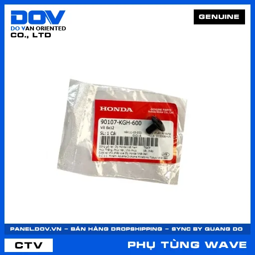 VÍT 6X12 WAVE 100, WAVE ALPHA, WAVE ALPHA 110, WAVE RSX 110 — 90107KGH600