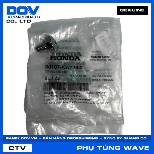 VÍT BẬC BẮT CỐP WAVE 100, WAVE ALPHA — 90107KW7900