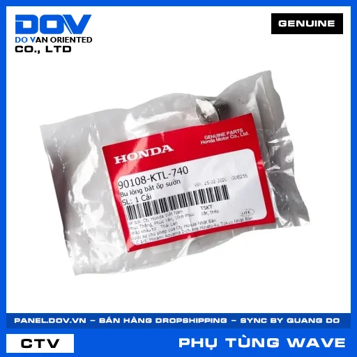 Bu lông bắt ốp sườn WAVE ALPHA — 90108KTL740