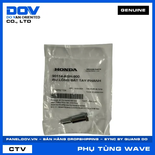 BU LÔNG BẮT TAY PHANH (tay thắng) WAVE ALPHA, WAVE RSX 110 — 90114KGH900