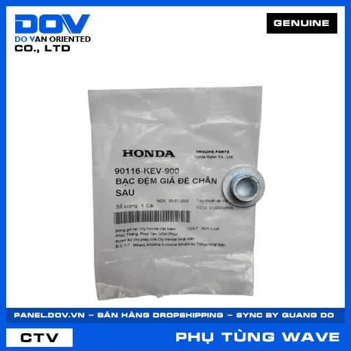 BẠC ĐỆM GIÁ ĐỂ CHÂN SAU WAVE ALPHA — 90116KEV900