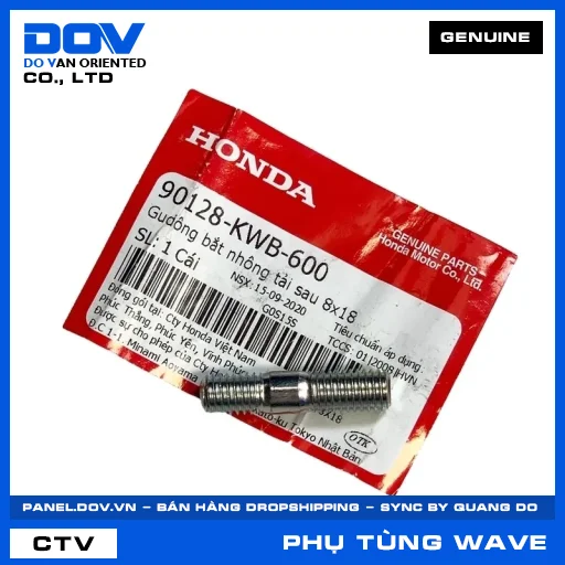 GUDÔNG BẮT NHÔNG TẢI SAU 8X18 WAVE ALPHA 110, WAVE RSX 110 — 90128KWB600