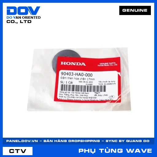 ĐỆM THEN HOA CHẶN 17MM WAVE 100, WAVE ALPHA — 90403HA0000