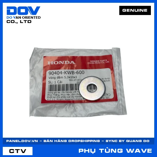 VÒNG ĐỆM 5.3X10X1 WAVE RSX 110 — 90404KWB600