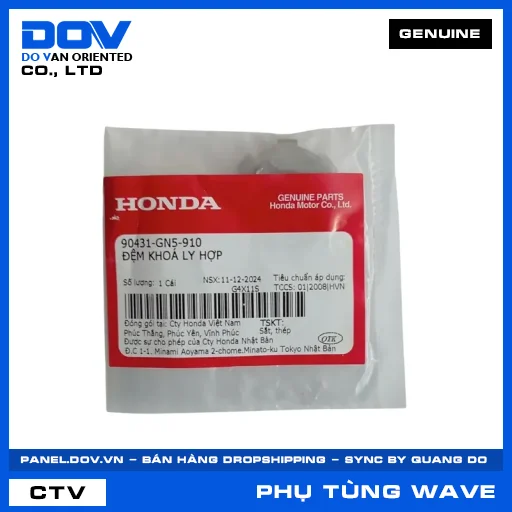 ĐỆM KHOÁ LY HỢP (côn) WAVE 100, WAVE ALPHA, WAVE ALPHA 110, WAVE RSX 110 — 90431GN5910