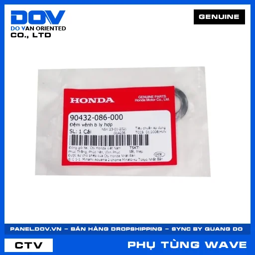 ĐỆM VÊNH B LY HỢP (côn) WAVE 100, WAVE ALPHA, WAVE ALPHA 110, WAVE RSX 110 — 90432086000