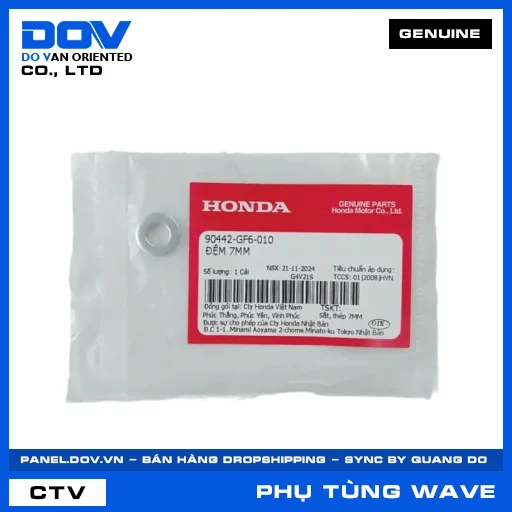 ÐỆM 7MM WAVE 100, WAVE ALPHA — 90442GF6010