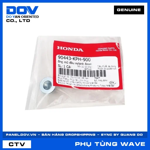 ỐNG MŨ ĐẦU XYLANH 8MM WAVE ALPHA 110, WAVE RSX 110 — 90443KPH900