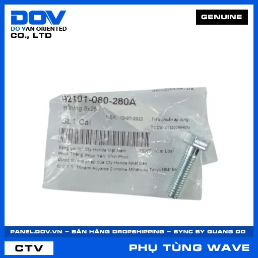 BU LÔNG 8X28 WAVE ALPHA — 92101080280A