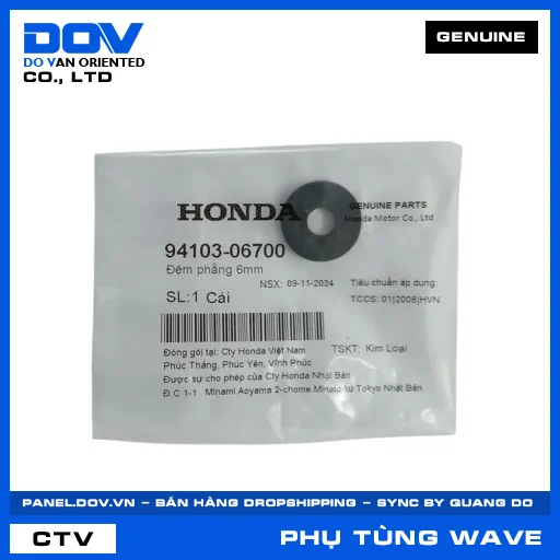ĐỆM PHẲNG 6MM WAVE ALPHA — 9410306700
