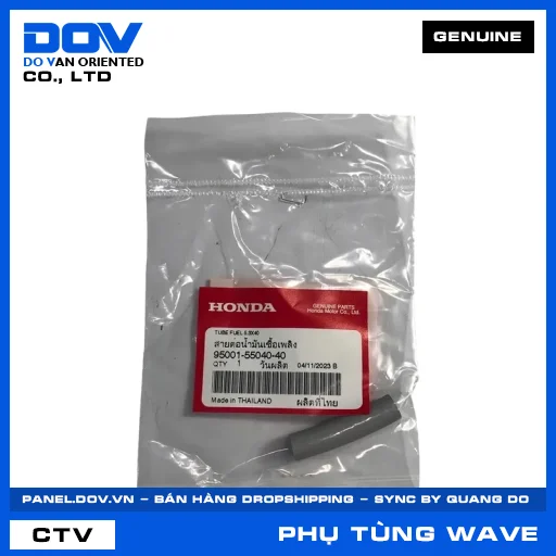 ỐNG DẪN XĂNG 5.3X40 WAVE 100, WAVE ALPHA, WAVE RSX 110 — 950015504040