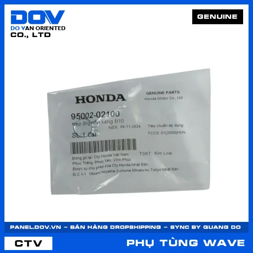 KẸP ỐNG DẪN XĂNG B10 WAVE 100, WAVE ALPHA, WAVE ALPHA 110, WAVE RSX 110 — 9500202100
