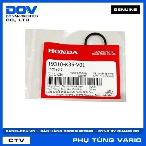 PHỚT SỐ 2 VARIO 160 — 19310K35V01