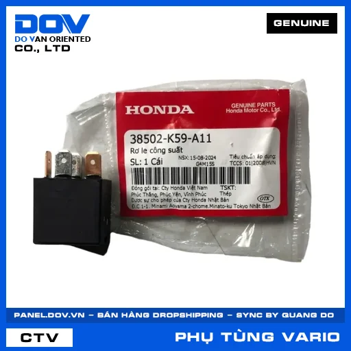RƠ LE CÔNG SUẤT VARIO 160 — 38502K59A11