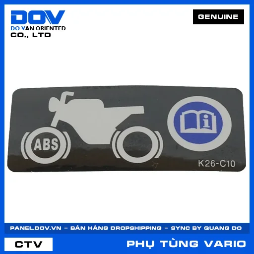 TEM CẢNH BÁO ABS VARIO 160 — 87514K26C10