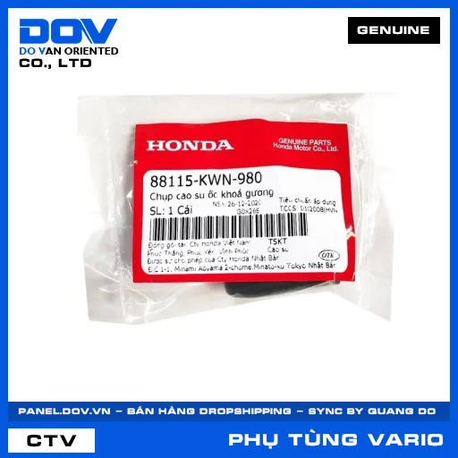 CHỤP CAO SU ỐC KHOÁ GƯƠNG (kiếng) VARIO 160 — 88115KWN980