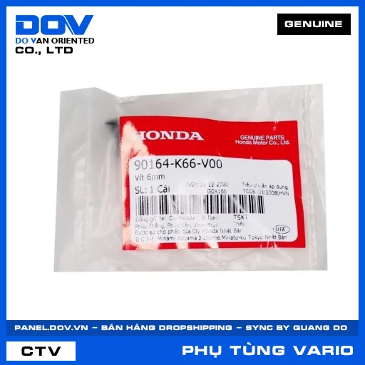 VÍT 6MM VARIO 160 — 90164K66V00