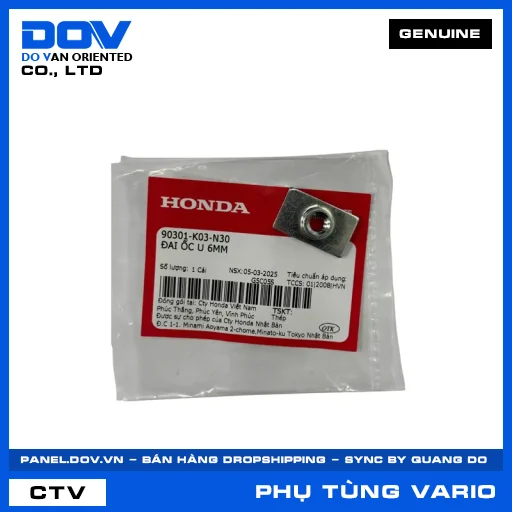 ĐAI ỐC U 6MM VARIO 160 — 90301K03N30