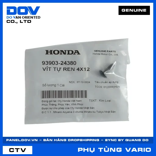 VÍT TỰ REN 4X12 VARIO 160 — 9390324380