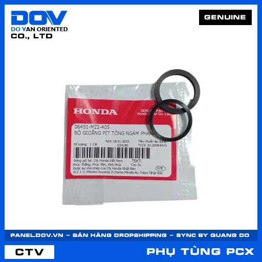 BỘ GIOĂNG PÍT TÔNG NGÀM PHANH (thắng) PCX, PCX 125, PCX 125/150, PCX 160 — 06451MZ2405