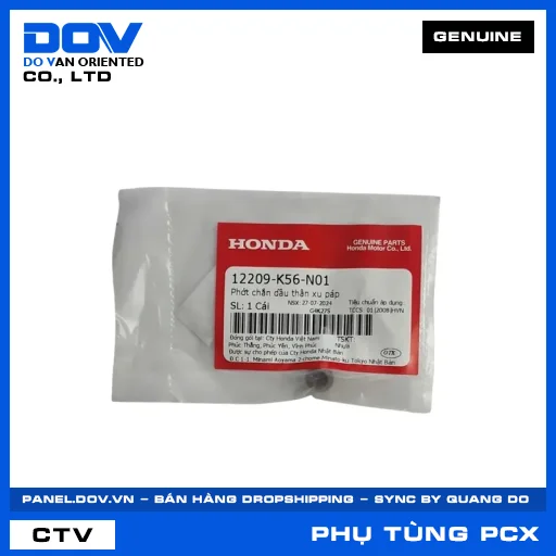 PHỚT CHẮN DẦU THÂN XU PÁP PCX 160 — 12209K56N01