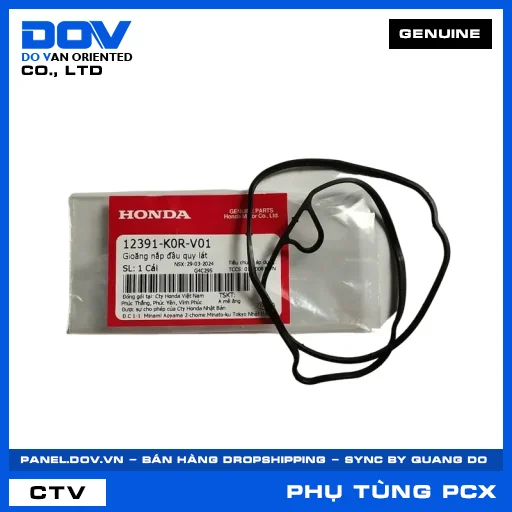 GIOĂNG NẮP ĐẦU QUY LÁT PCX 160 — 12391K0RV01