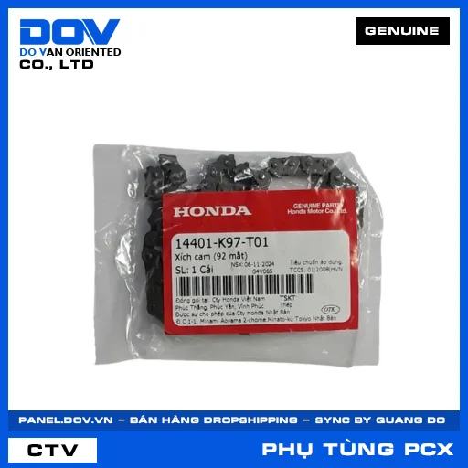 XÍCH CAM (92 MẮT) (sên) PCX, PCX 125/150, PCX 160 — 14401K97T01