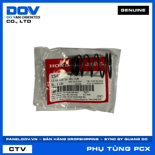 LÒ XO LƯỚI LỌC DẦU NHỚT (lọc nhớt) PCX, PCX 125, PCX 125/150 — 15426KVB900
