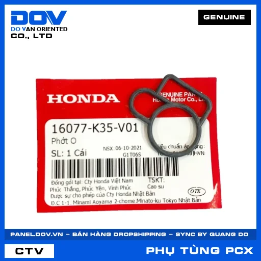 PHỚT O PCX, PCX 125, PCX 125/150 — 16077K35V01